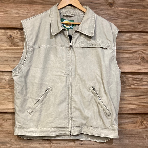 Cabela's Jackets & Coats Mens Cabelas Fleece Lined Work Vest Poshmark